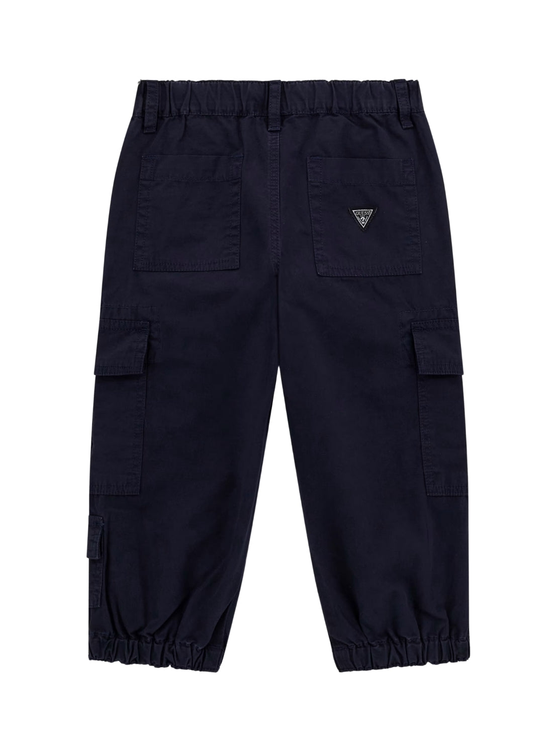 GUESS Kids Blue Poplin Parachute Cargo Pants (2-7) N5GB04WGBT1 Back View