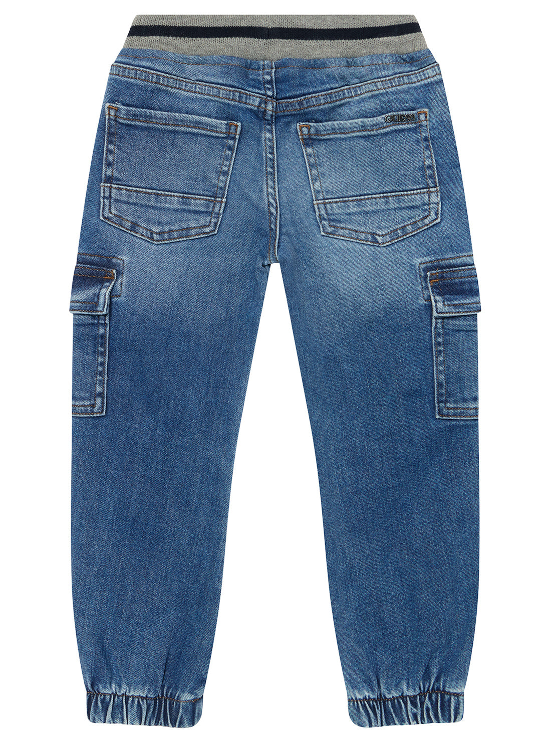 Blue Denim Pull On Pants (2-7)