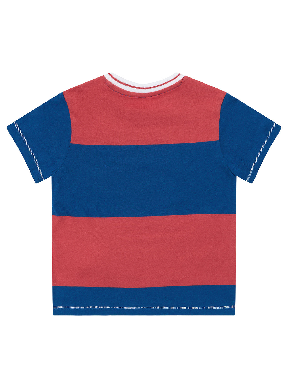 Blue and Red Short Sleeve T-Shirt (2-7)