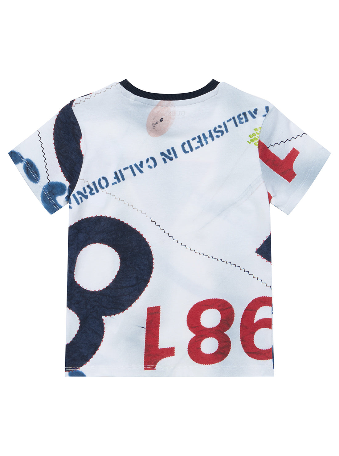 White Graphic Short Sleeve T-Shirt (2-7)