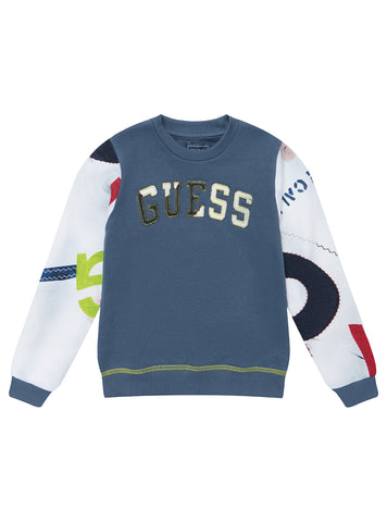 Blue Long Sleeve Active Top (2-7)