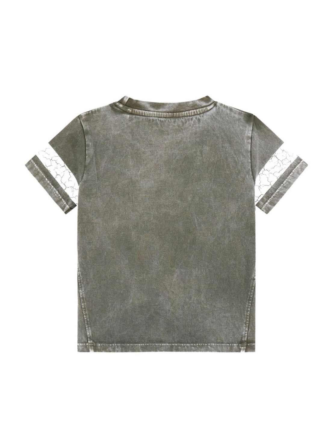 GUESS Kids Green Football Logo Boxy T-Shirt (2-7) N5YI17K8HM4 Back View