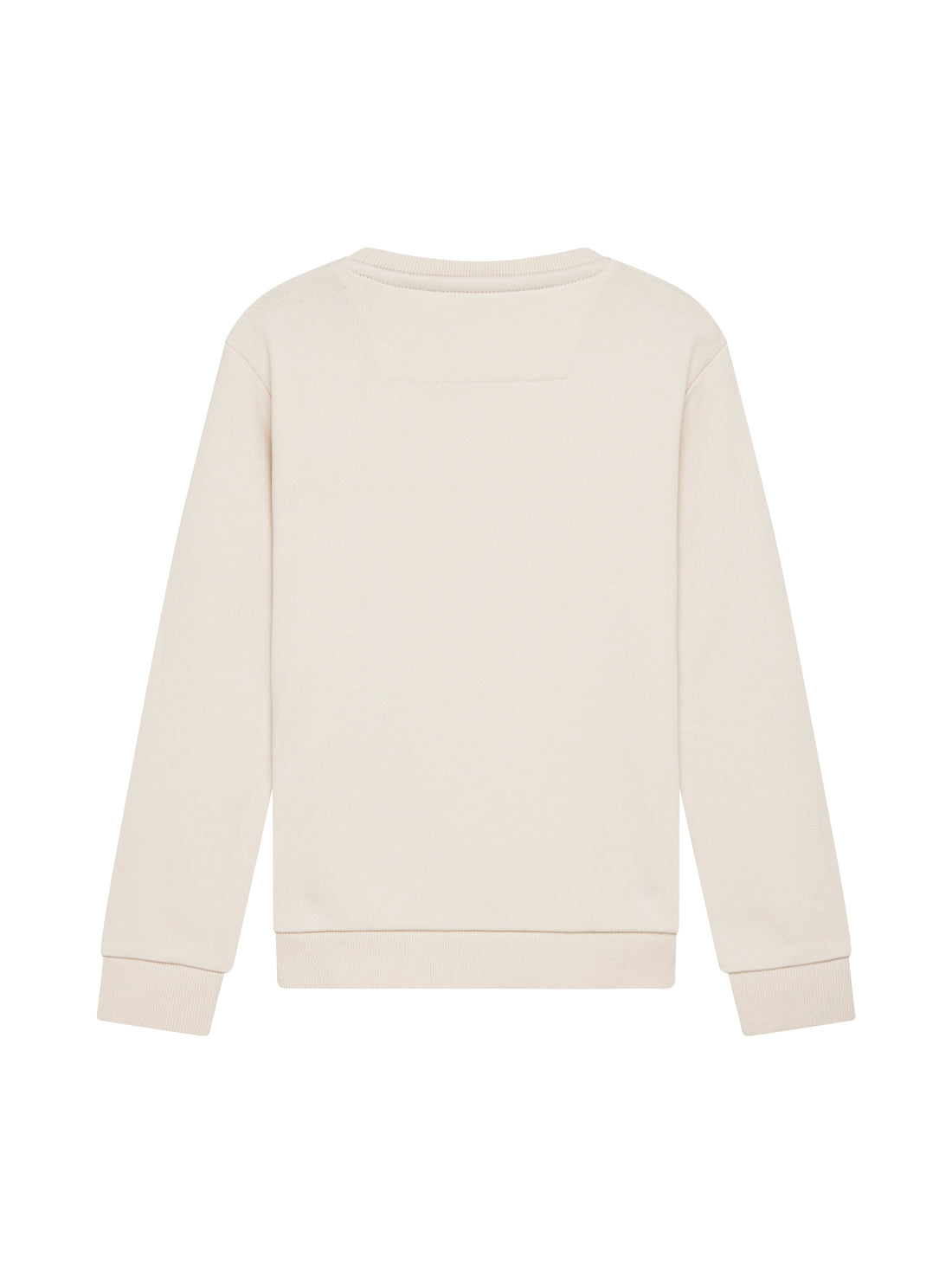 GUESS Kids Eco Beige Long Sleeve Active Top (2-7) N5YQ05KAD74 Back View