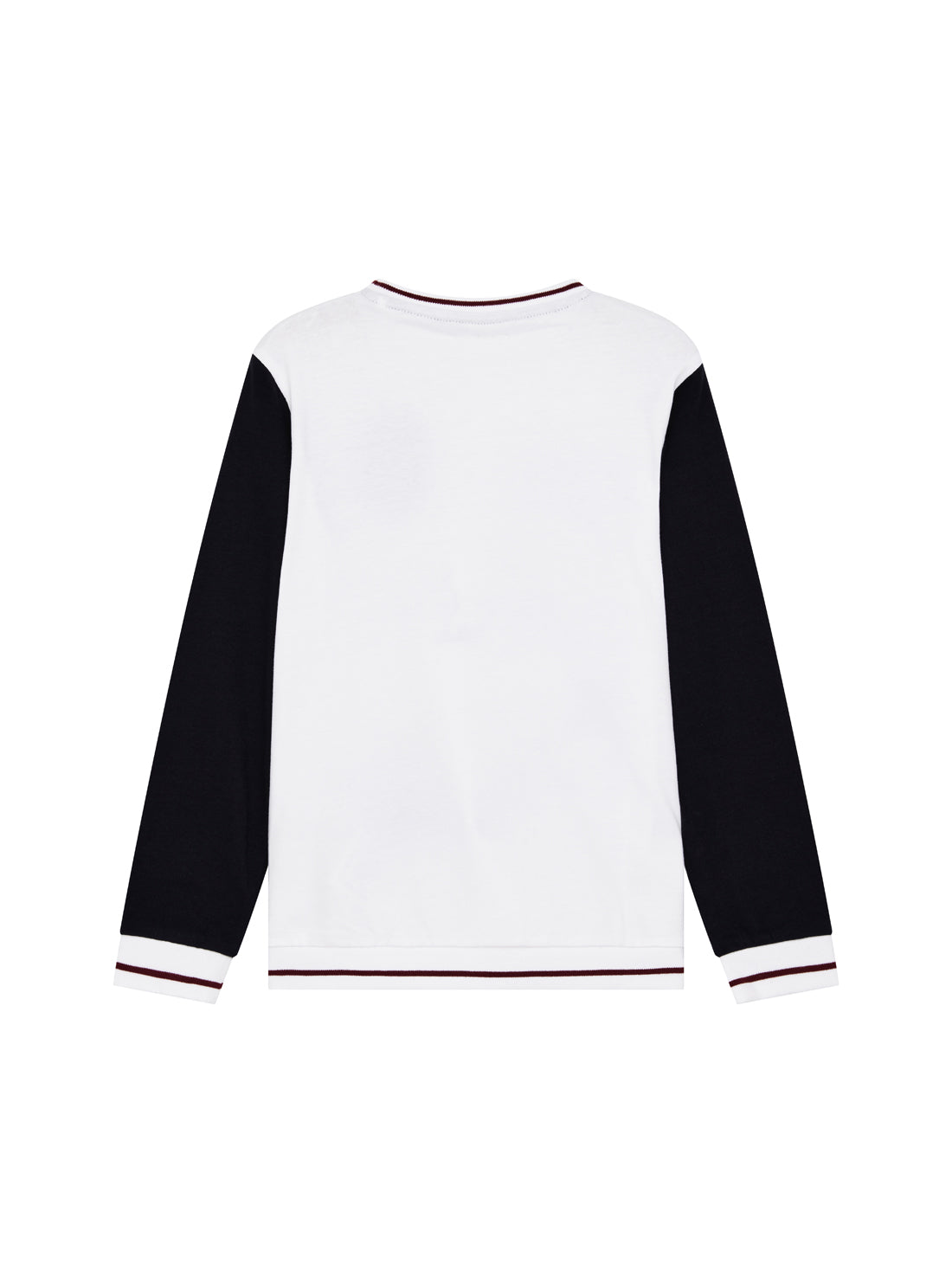 GUESS Kids Eco White Long Sleeve Active Top (2-7) N5YQ07K8VA4 Back View