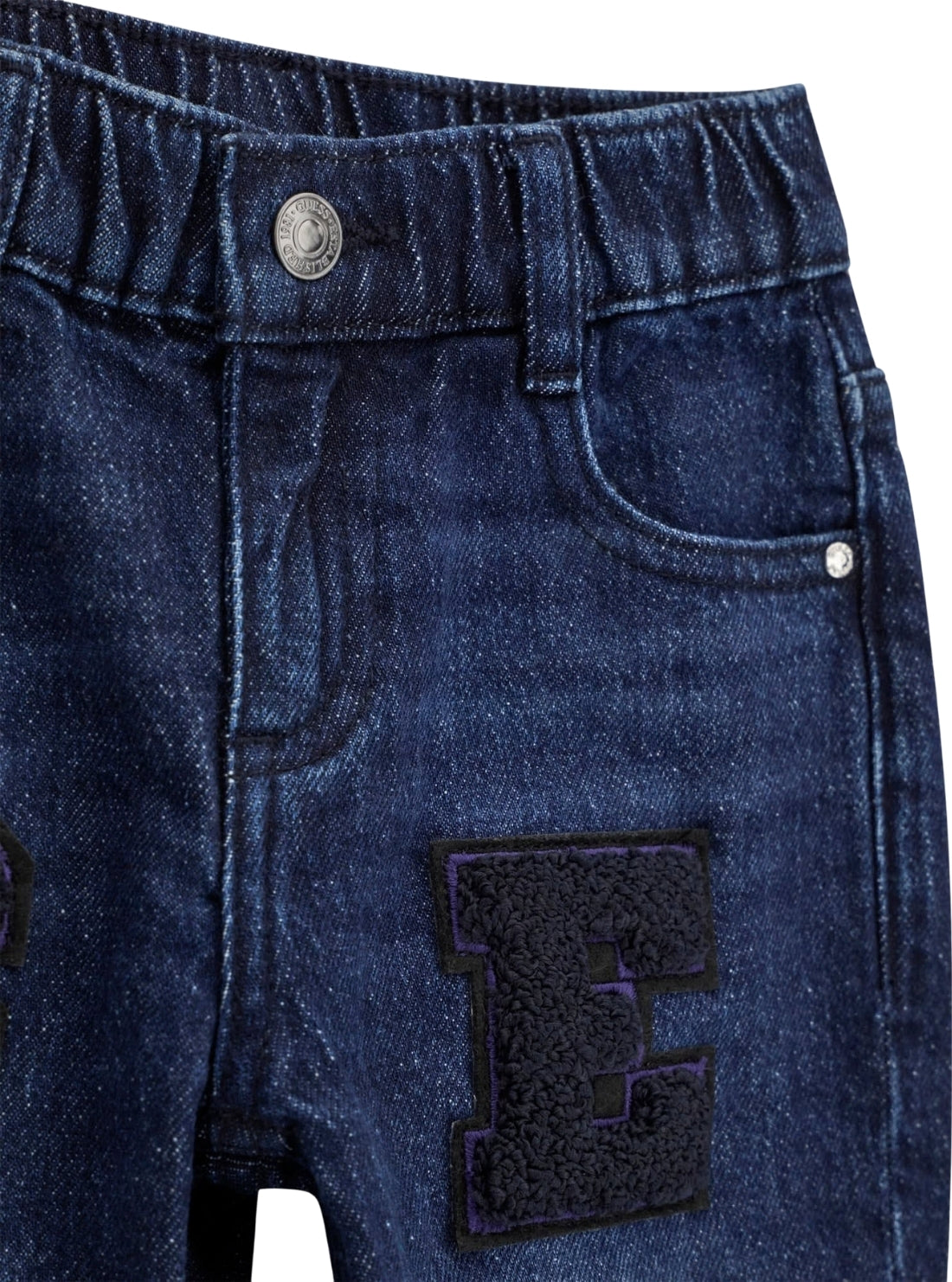 GUESS Kids Darker Wash Balloon Jeans (2-7) N6BA02D2177 Detail View