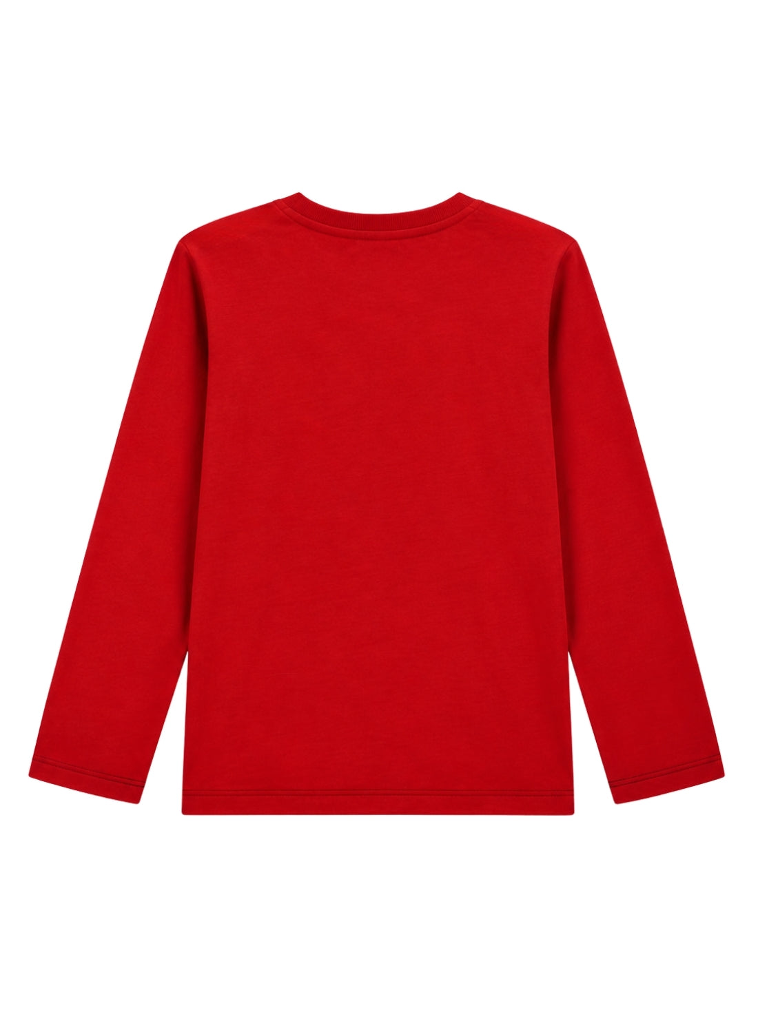 GUESS Kids Chili Red Logo Long Sleeve T-Shirt (2-7) N6BI19K8008 back View