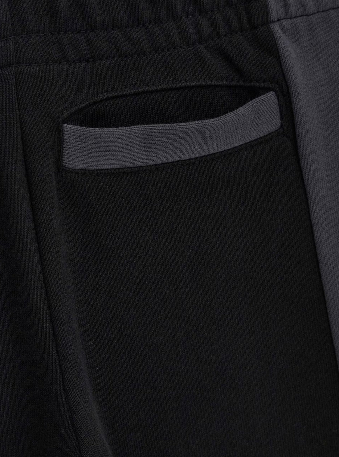 GUESS Kids Black French Terry Regular Pants (2–7) N6RB01KA6R4 Detail View