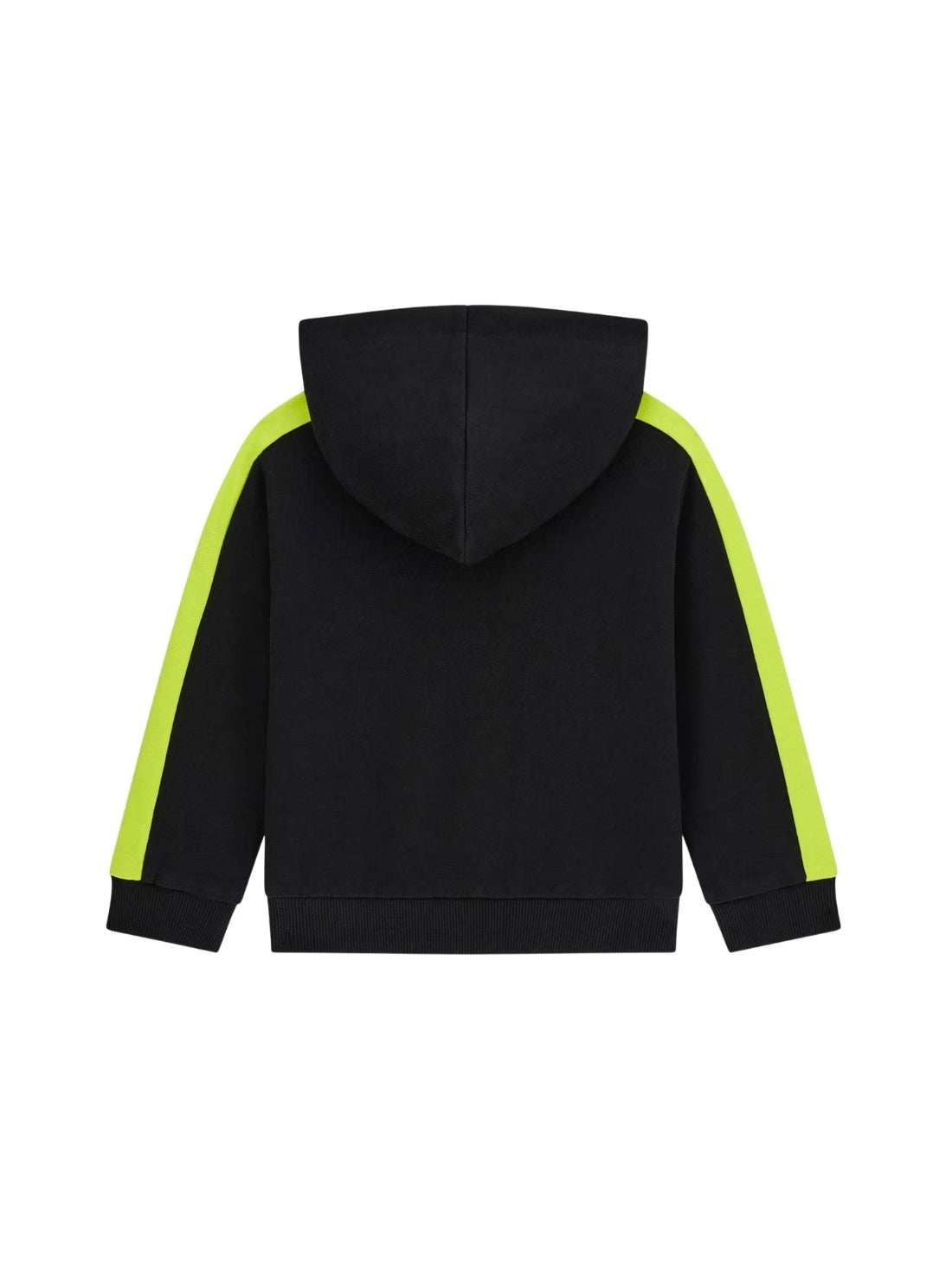 GUESS Kids Black Hooded Active Top (2-7) N6RQ02KA6R4 Back View