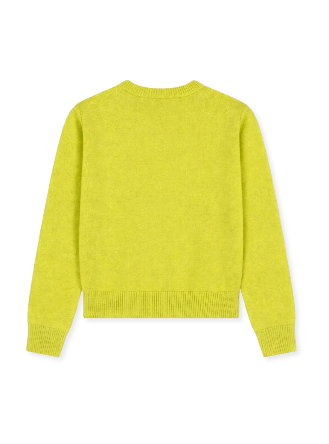 GUESS Kids Yellow Long Sleeve Logo Sweater (2-7) N6RR07Z2BB0 Back View