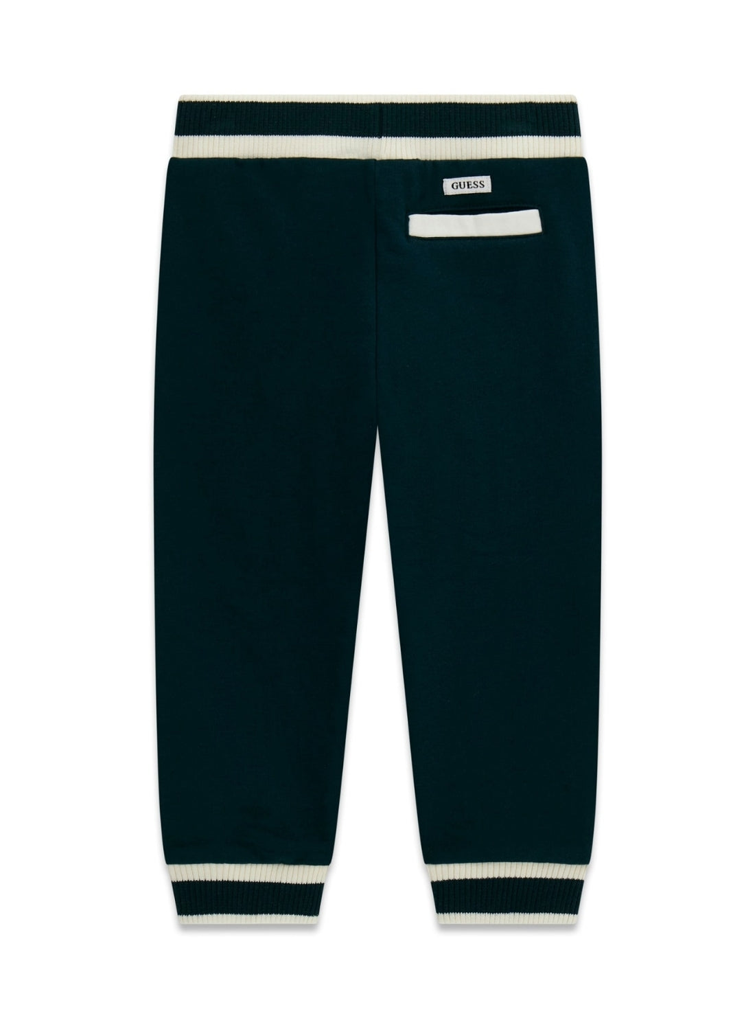 GUESS Kids Green White Colourblock Jogger Pants (2-7) N6YB07K4144 Back View