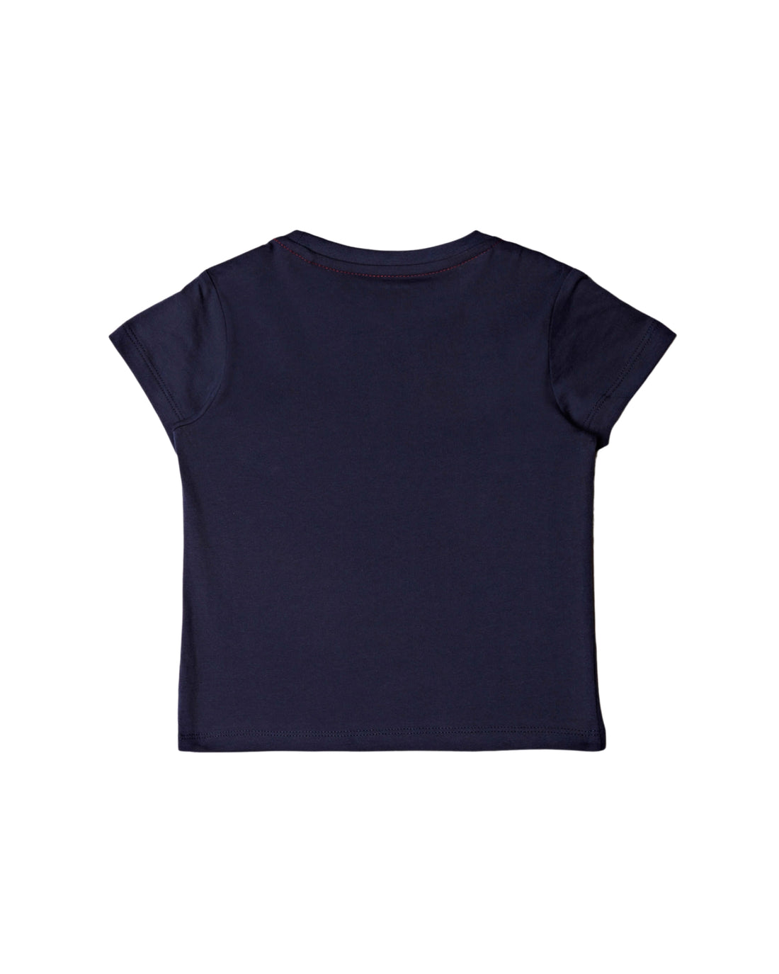 Navy Blue Logo Short Sleeve T-Shirt (2-7)