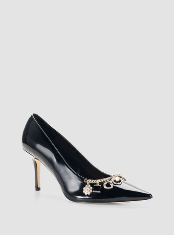 GUESS Footwear Black Naseen Pumps NASEEN2 Front SIde View
