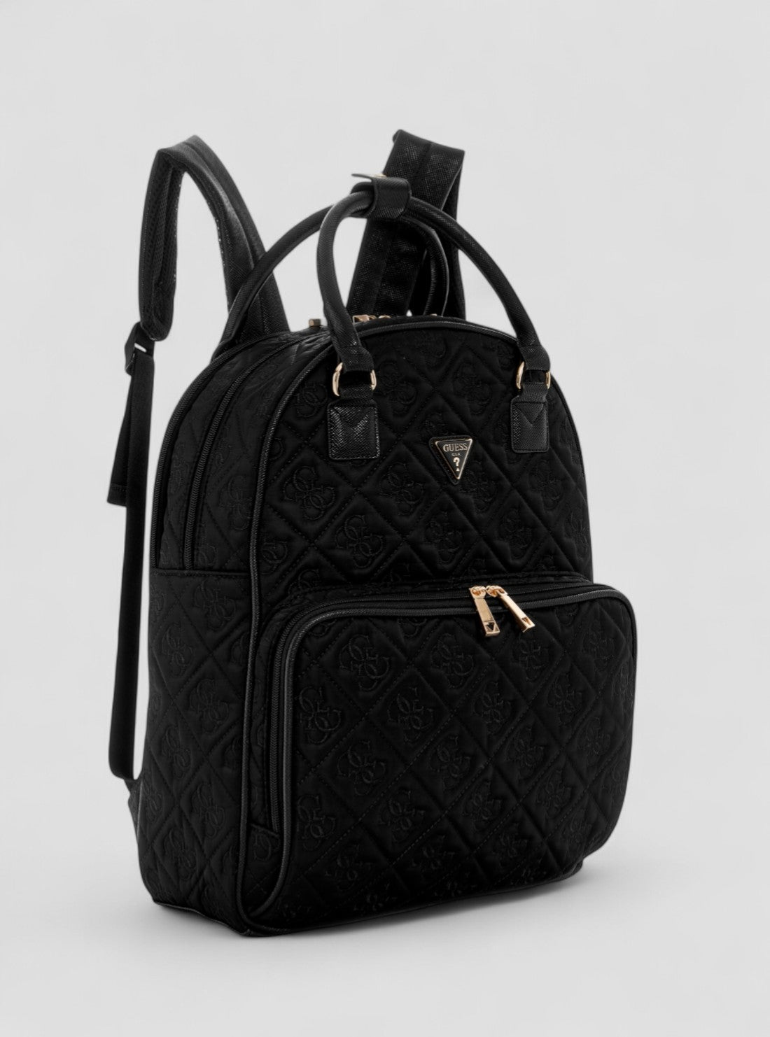 Black Logo Adelasia Backpack | GUESS