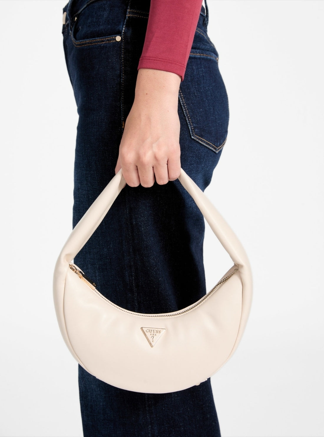 【ホワイト(BON)】GUESS ショルダーバッグ (W)SUNETRA Mini Shoulder Bag ゲス GUESS SUNETRA Mini Shoulder Bag （BON） -ファッション通販