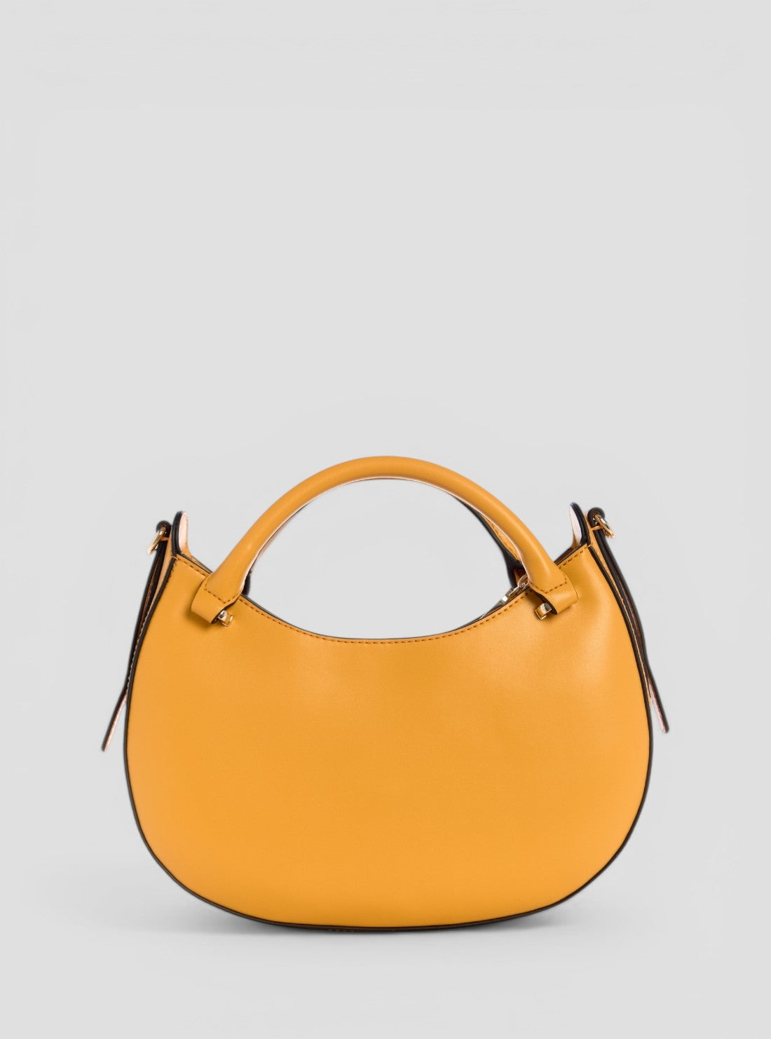 GUESS Womens Yellow Tatum Satchel Bag NG966706 Back View