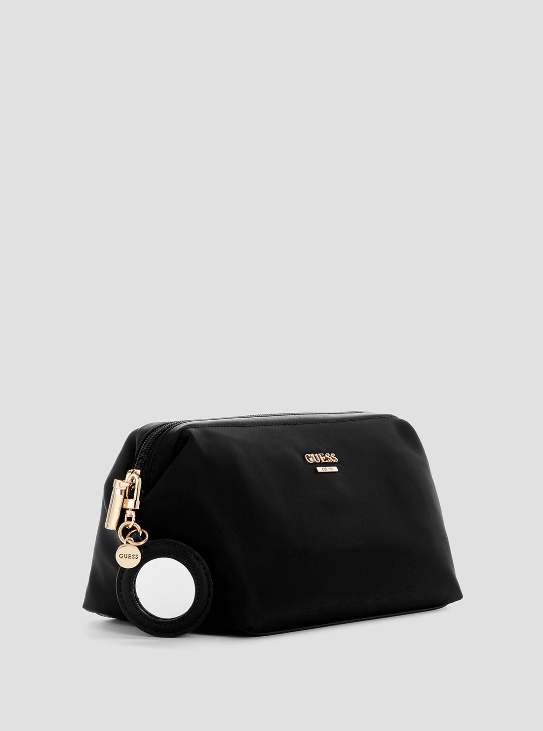 GUESS Womens Black Follie Medium Pouch NN9676851 Front Side View