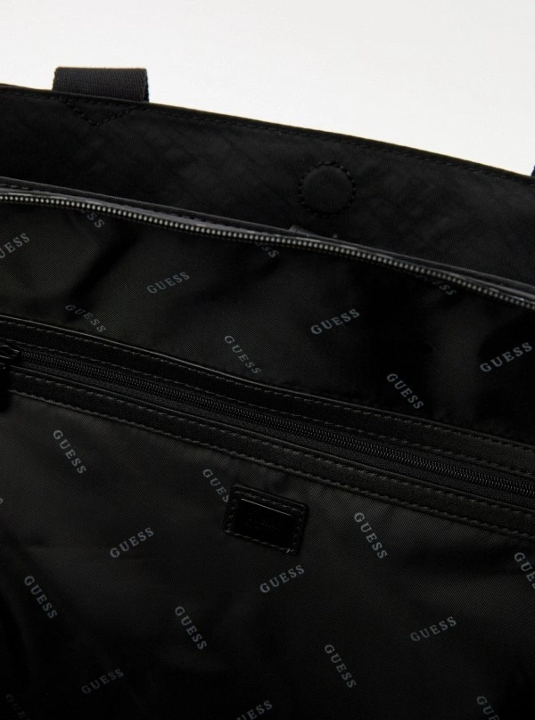 GUESS Womens Black Greyjoy Tri-Compartment Tote Bag NN9876025 Detail View