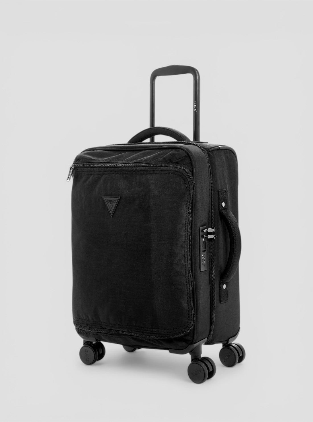 GUESS Luggage Black Greyjoy 45cm Suitcase NN9876983 Side View