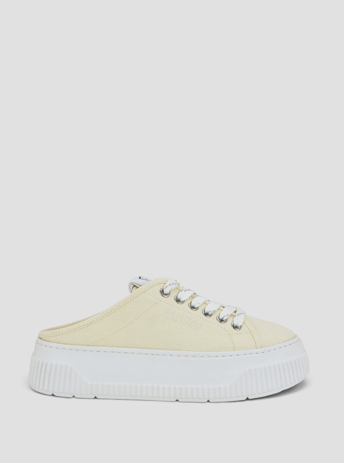 GUESS Womens Ivory Nudge Sneakers NUDGE2 Side View2