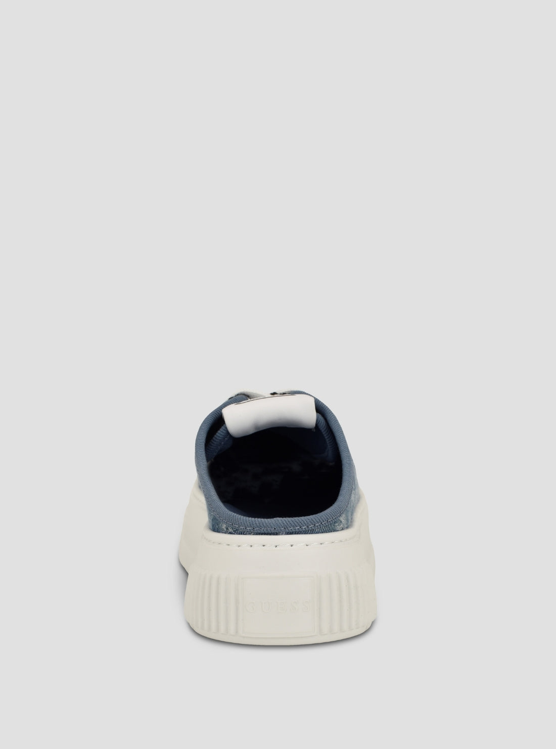 GUESS Womens Medium Blue Nudge Sneakers NUDGE Back View