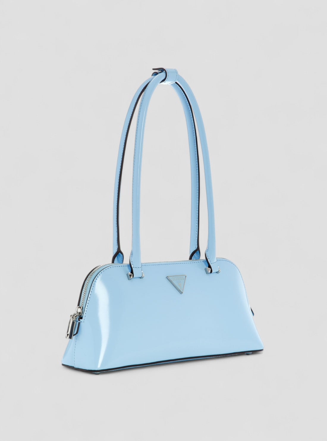 GUESS Womens Blue Arnela Shoulder Satchel Bag NY949608SKB Front Side View