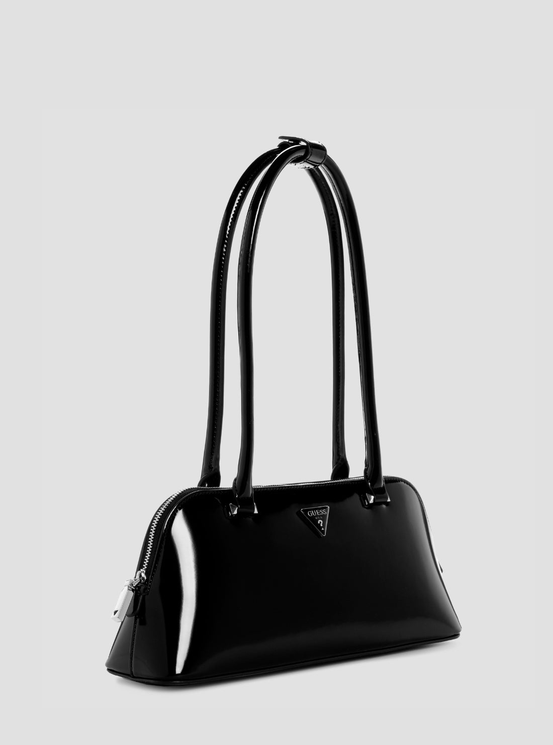 GUESS Womens Black Arnela II Shoulder Satchel Bag NY972308 Side View