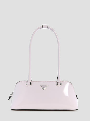 GUESS Womens Pink Arnela II Shoulder Satchel Bag NY972308 Front View