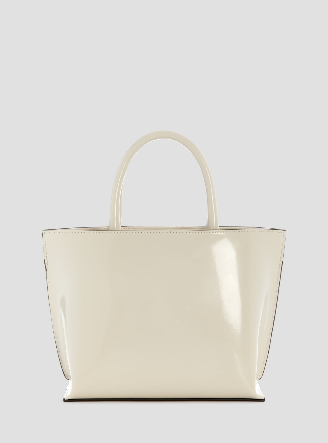 GUESS Womens White Arnela II Mini Tote Bag NY972375 Back View