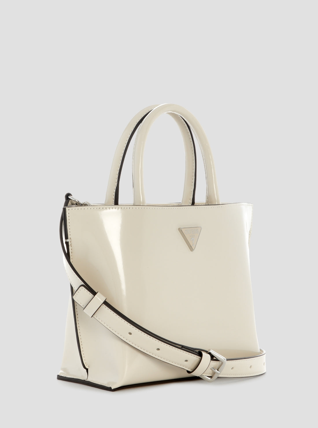 GUESS Womens White Arnela II Mini Tote Bag NY972375 