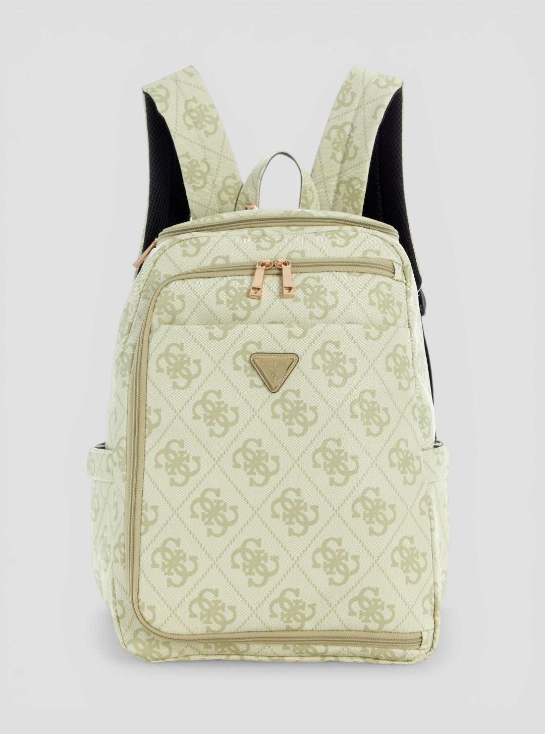 GUESS Accessories Green Logo Berta U-Zip Backpack OB8688033 Front View