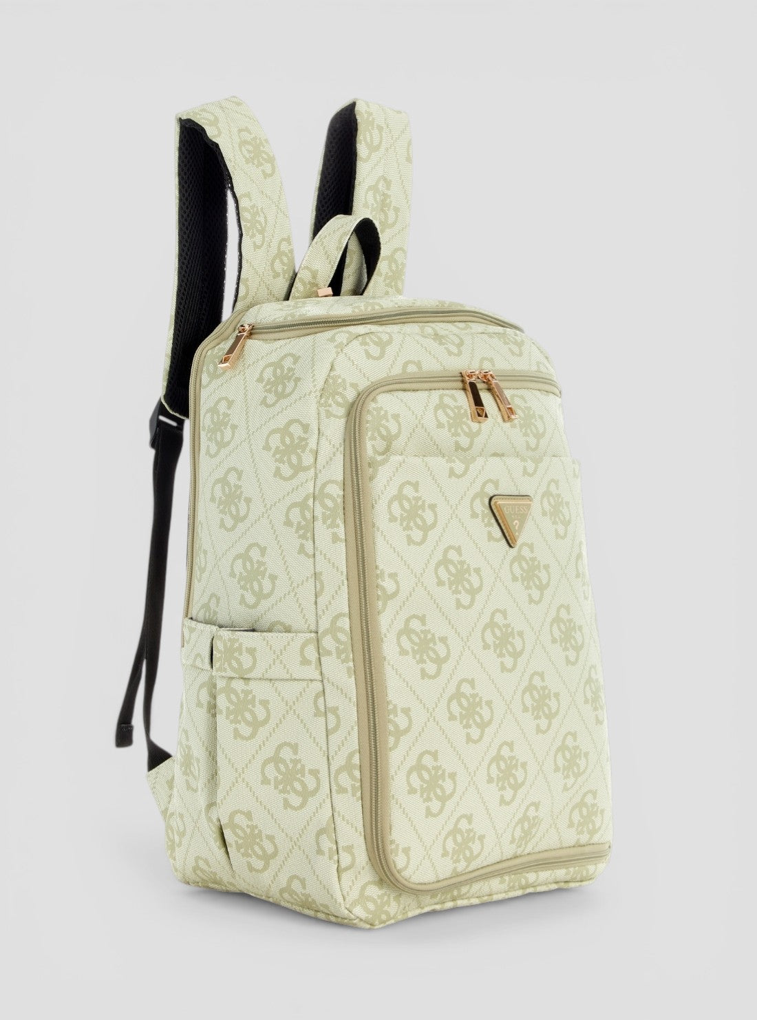 GUESS Accessories Green Logo Berta U-Zip Backpack OB8688033 Side View