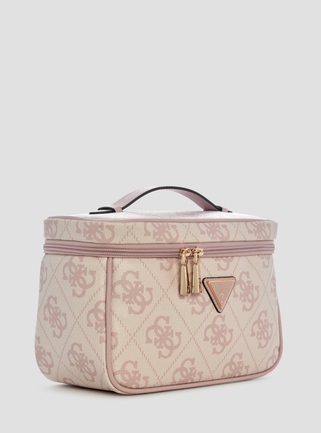 GUESS Womens Orchid Logo Berta Toiletry Train Case OB8688039 Side View