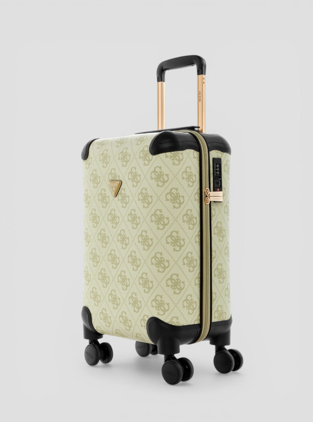GUESS Accessories Green Logo Berta 45cm Suitcase OB8688983 Side View