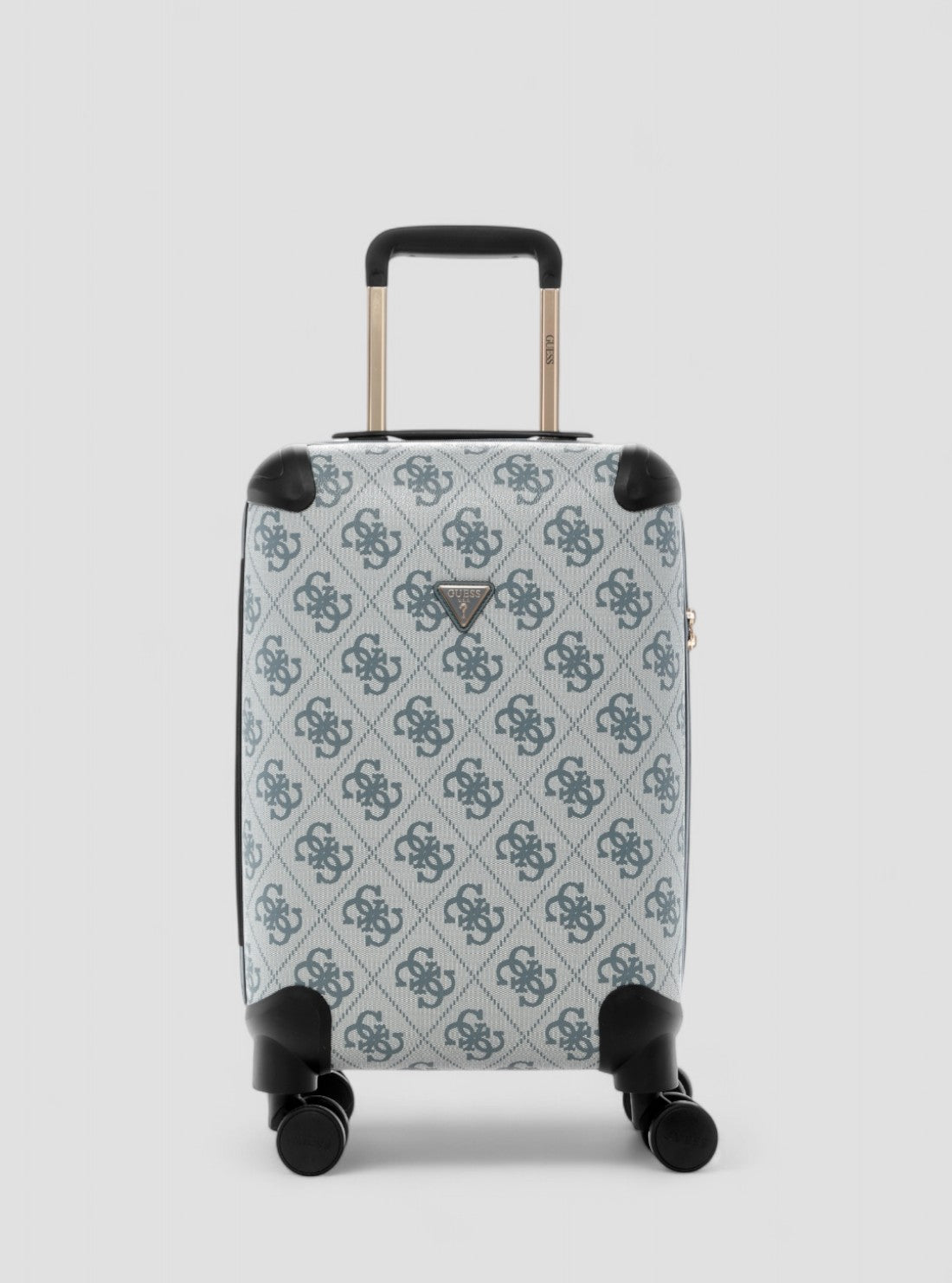 GUESS Womens Blue Logo Berta 45cm Suitcase OB8688983 Front View