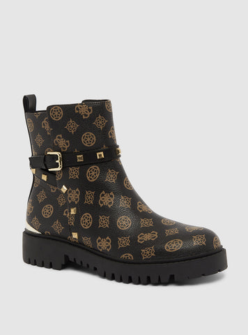 Brown Logo Oliy Boots