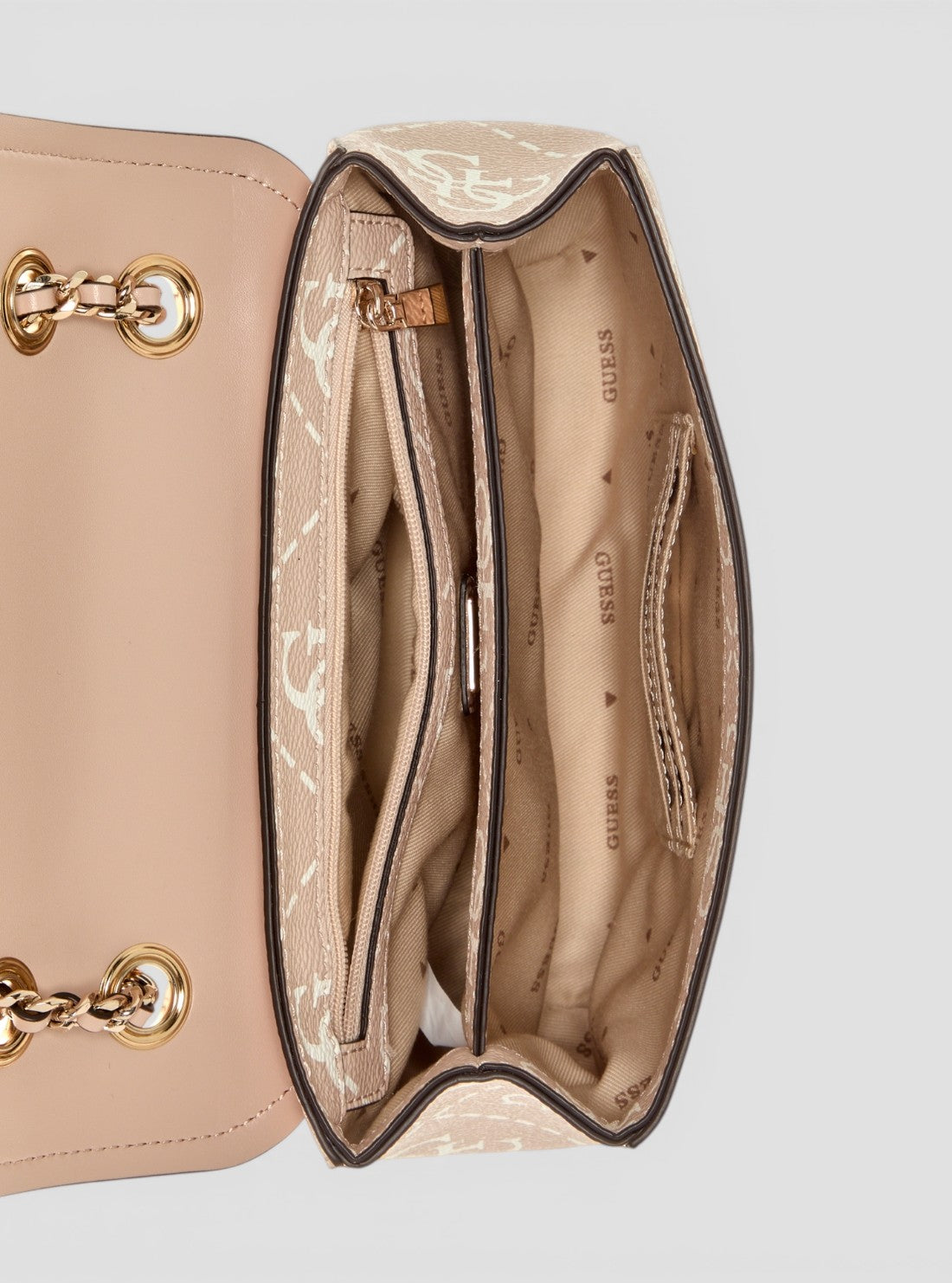 Sand Logo Izzy Convertible Crossbody Flap
