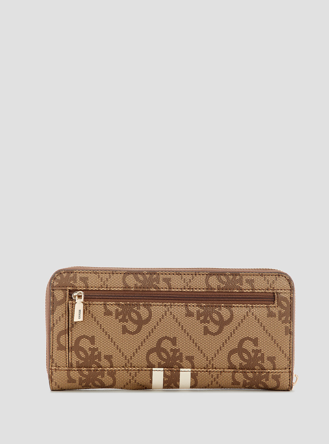 Brown Logo Laurel Large Wallet