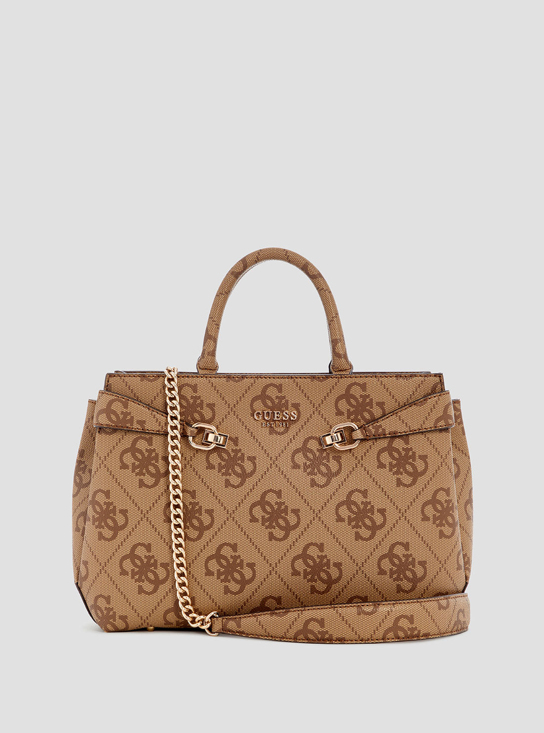 Brown Logo Lorelei Girlfriend Satchel