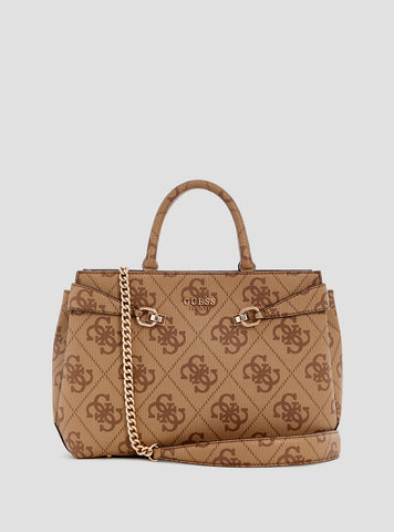 Brown Logo Lorelei Girlfriend Satchel