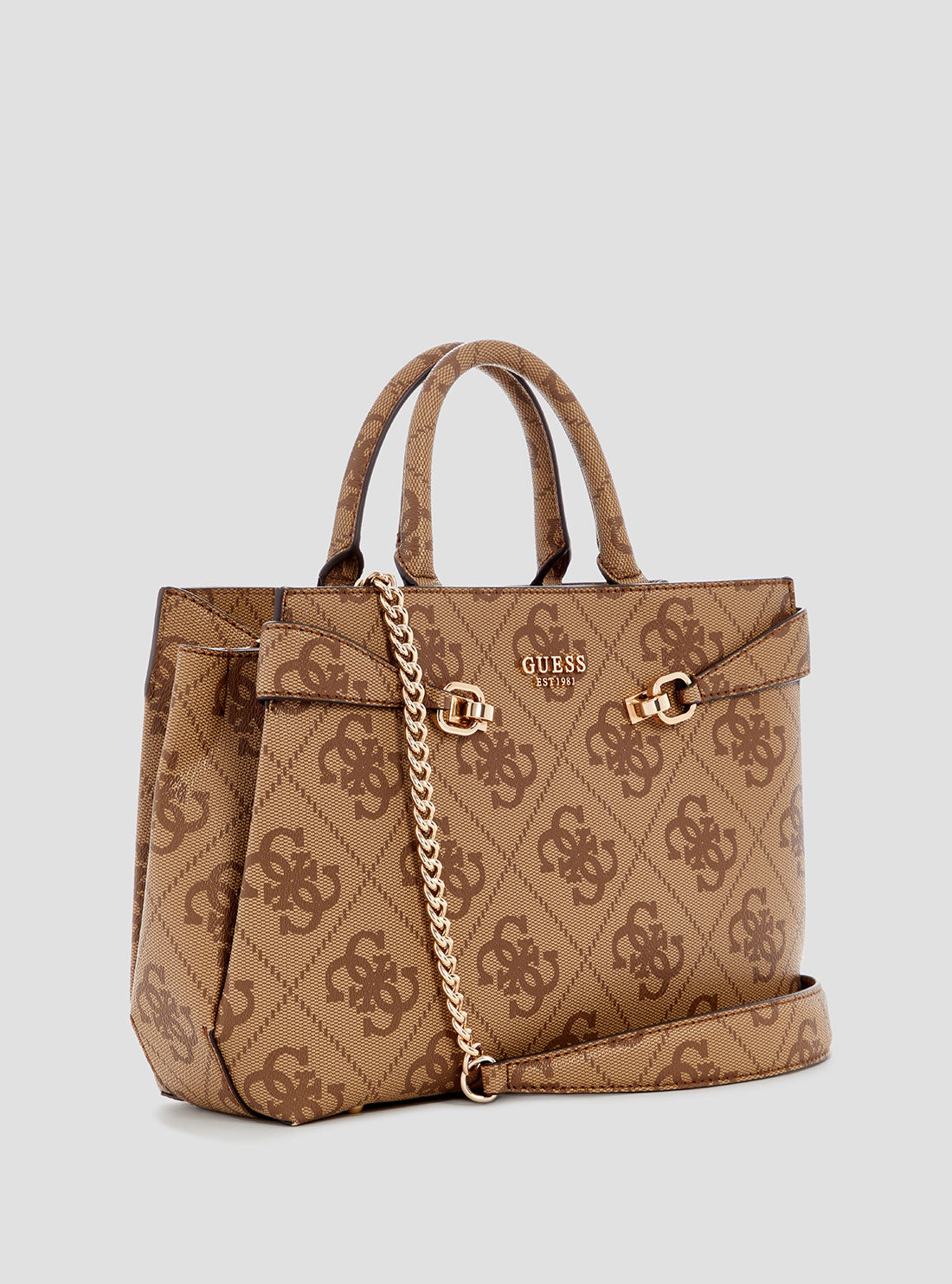 Brown Logo Lorelei Girlfriend Satchel