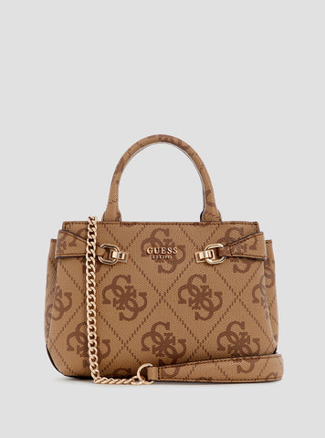 Brown Logo Lorelei Mini Satchel Bag