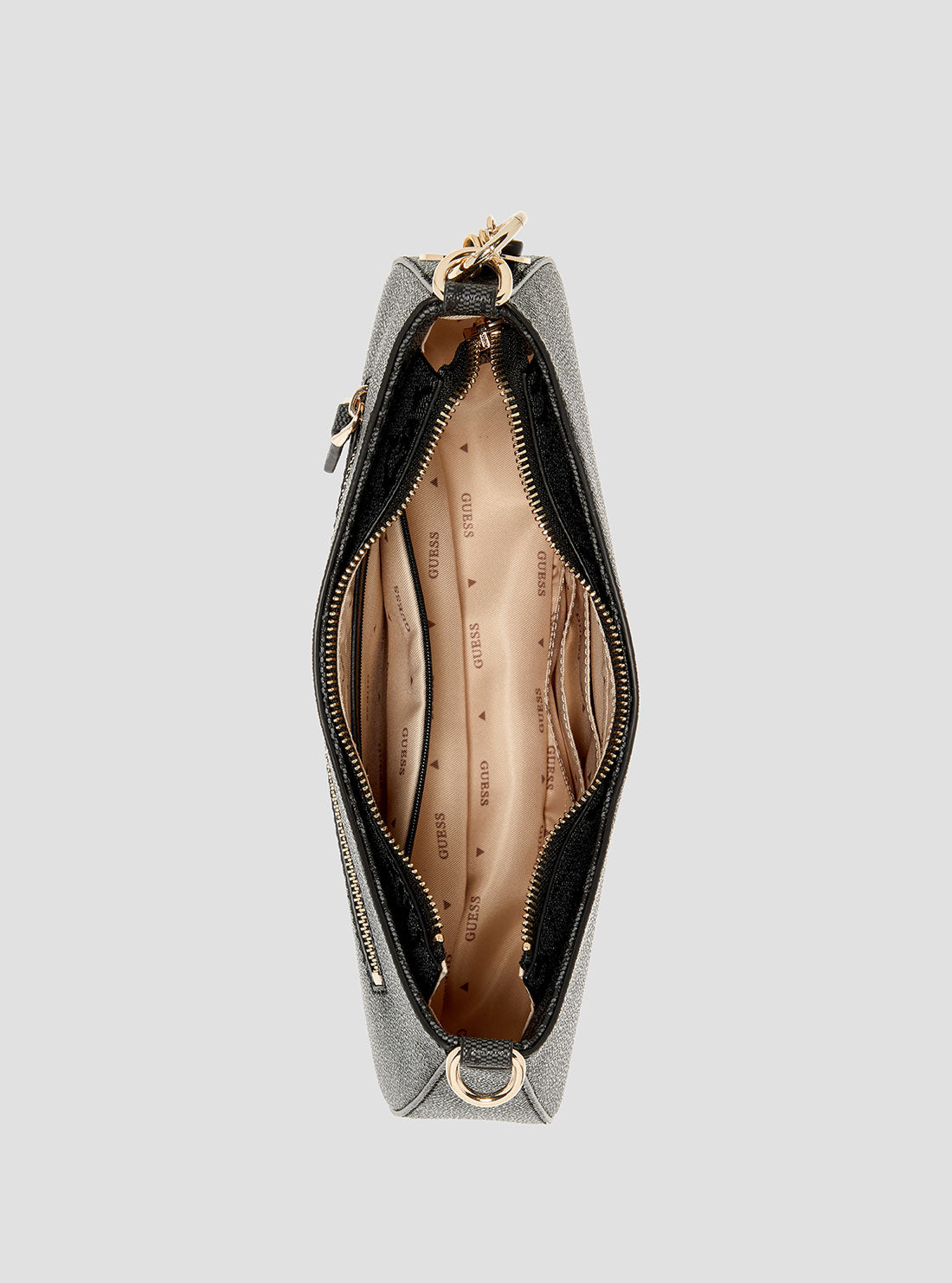 Black Logo Noelle Shoulder Bag