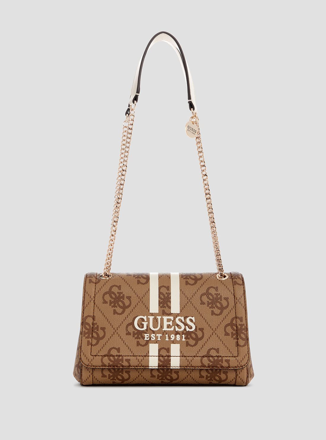 Brown Logo Noelle Crossbody Bag