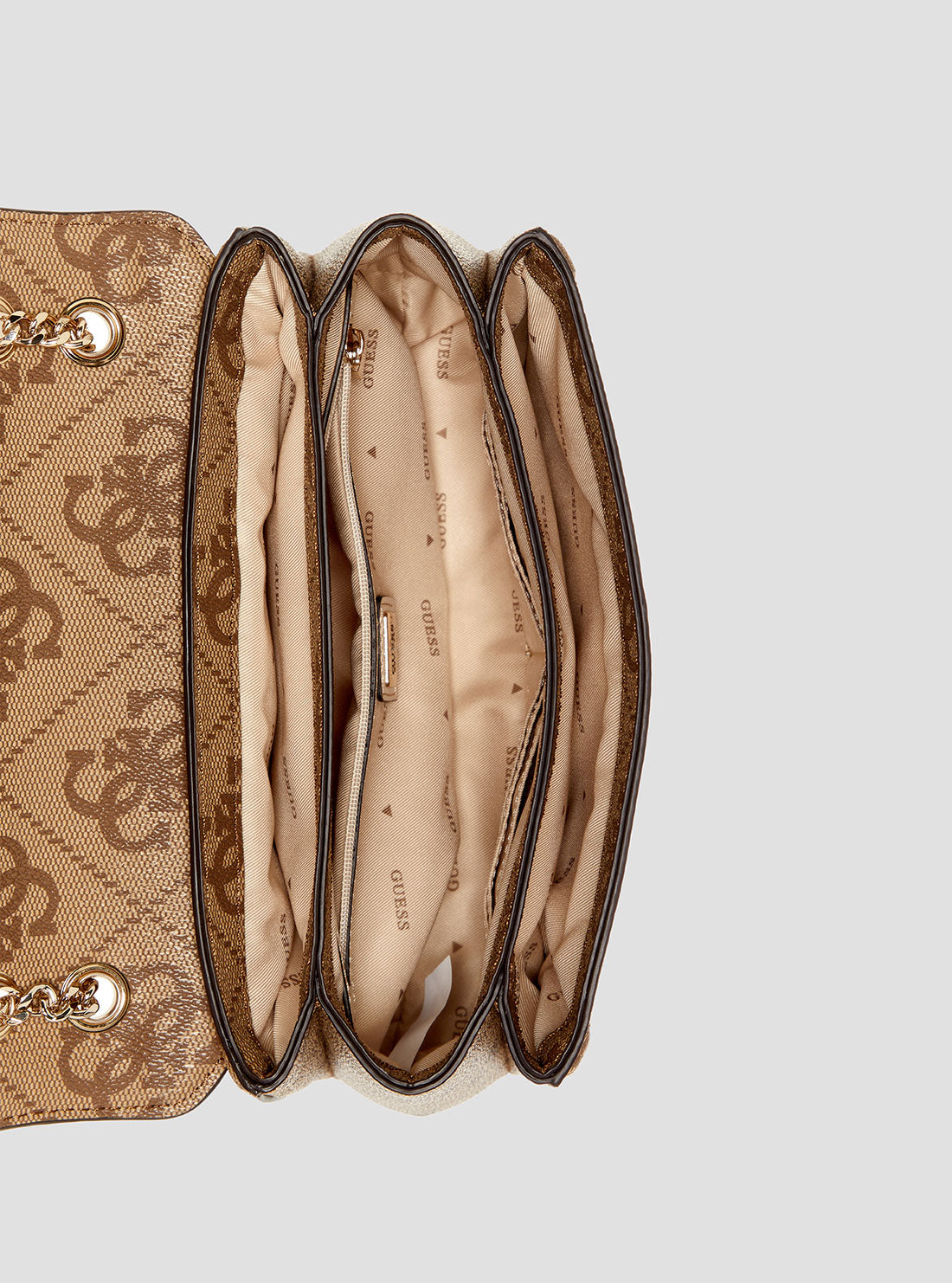 Brown Logo Noelle Crossbody Bag