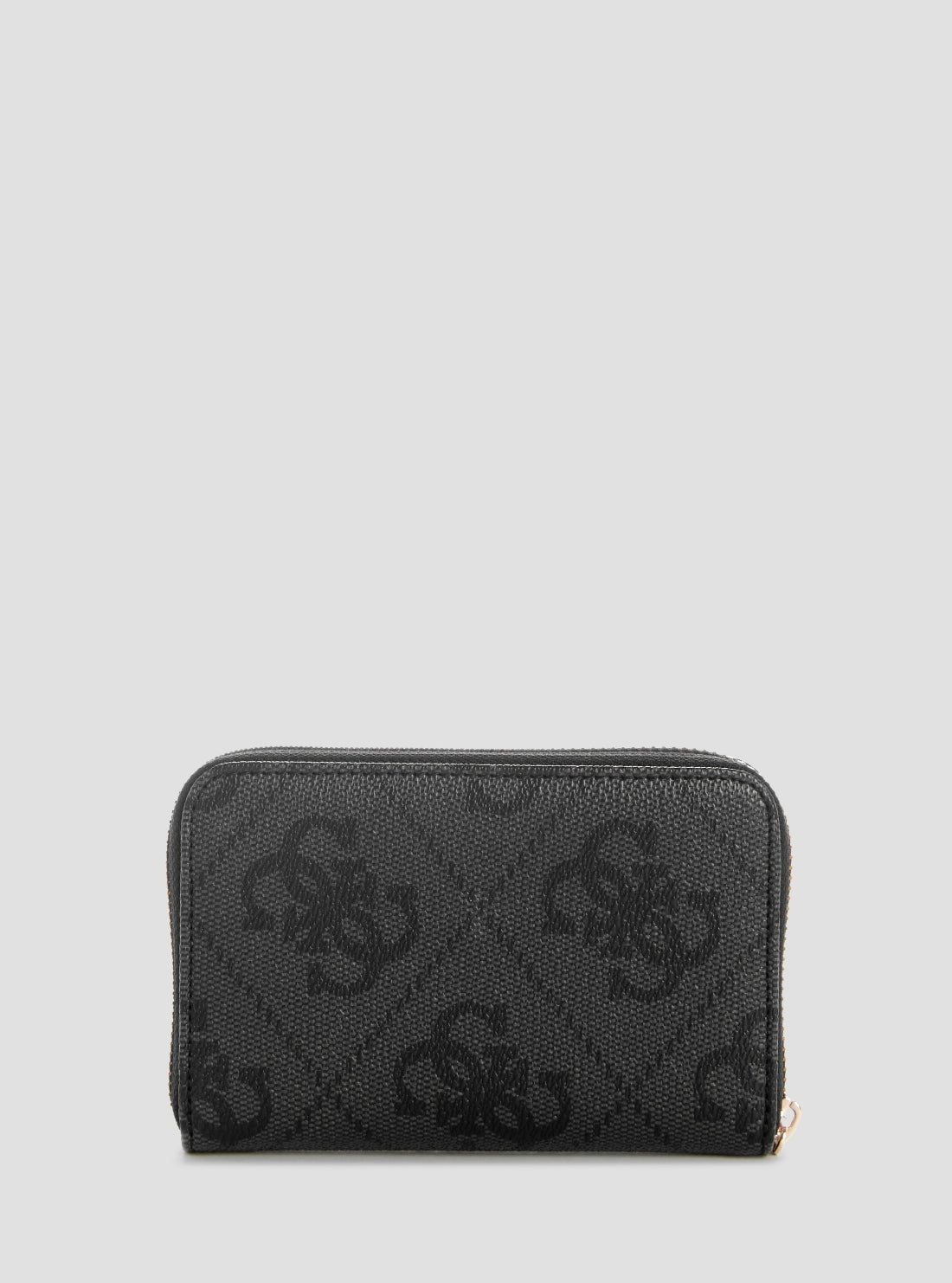 GUESS Womens Black Logo Janie Medium Zip Around Wallet OS9924140 Back View