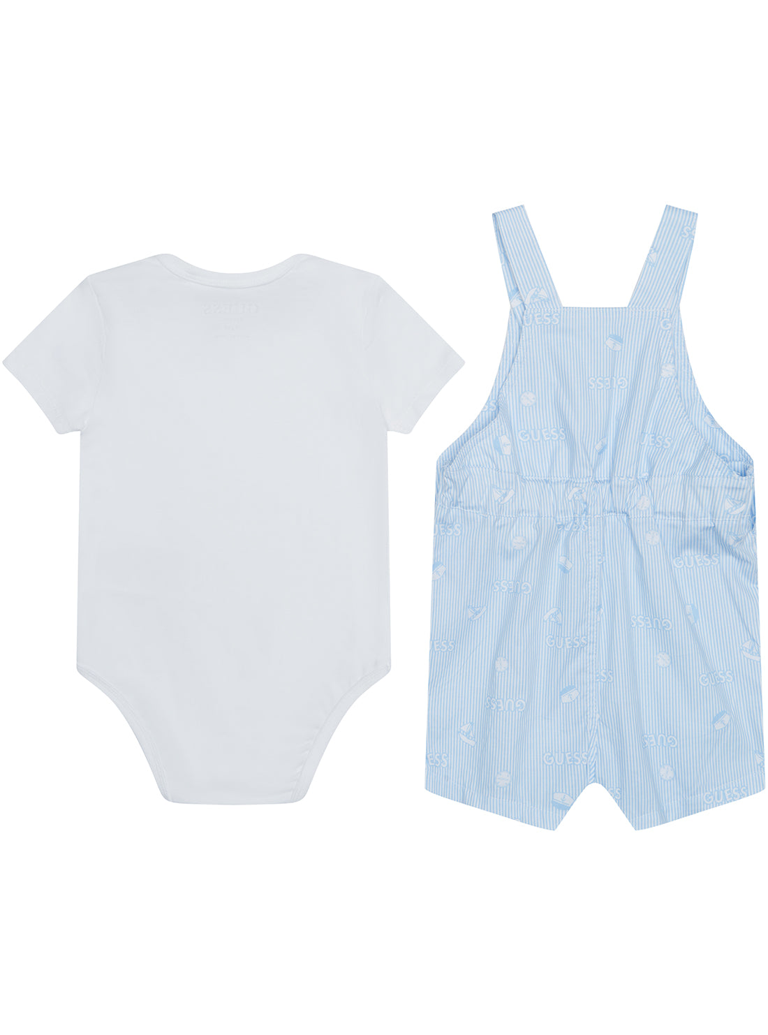 Blue 2 Piece Poplin Playsuit Set (0-12M)