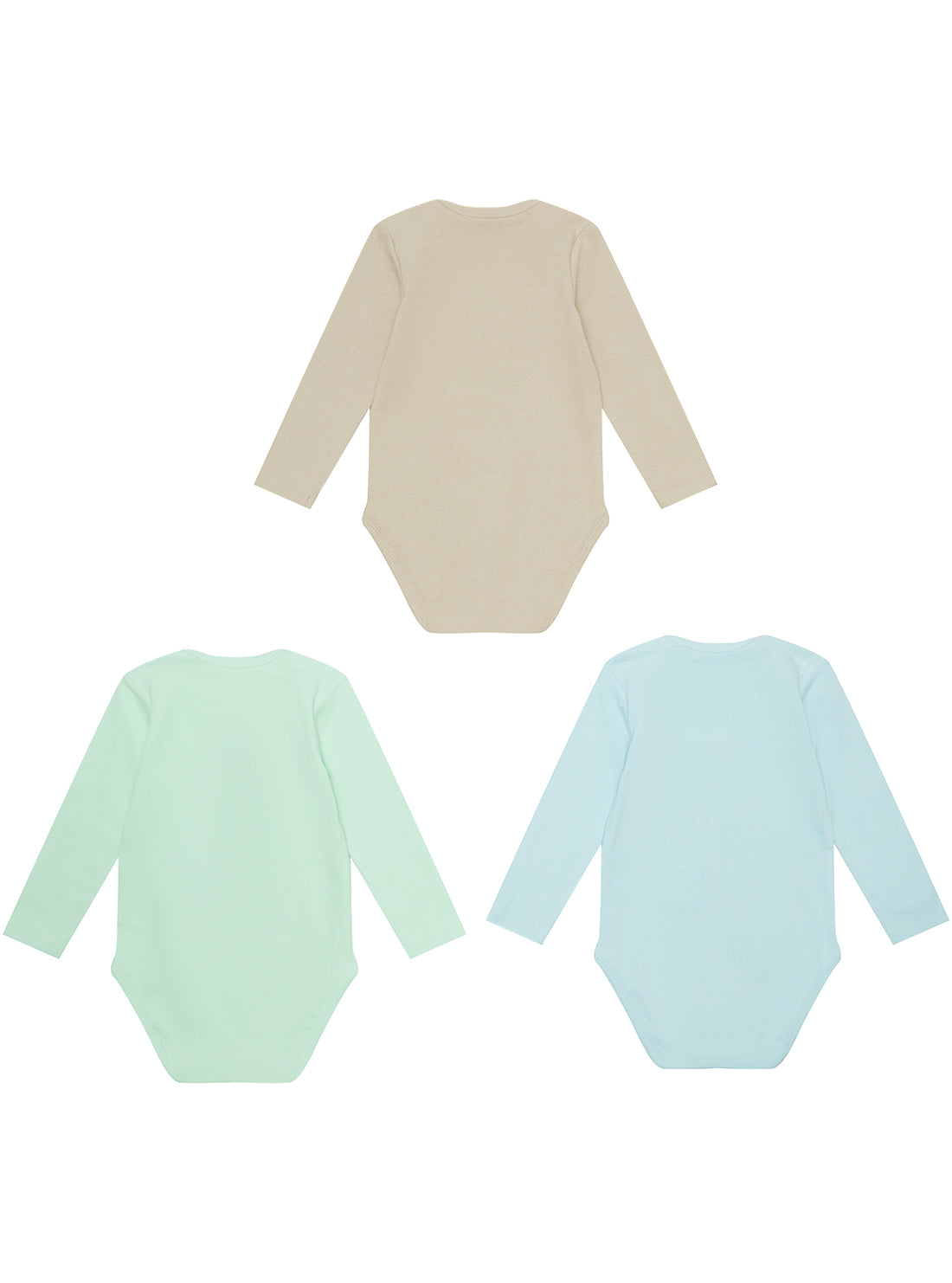 Multi Colour 3 Piece Bodysuit Set (0-12M)