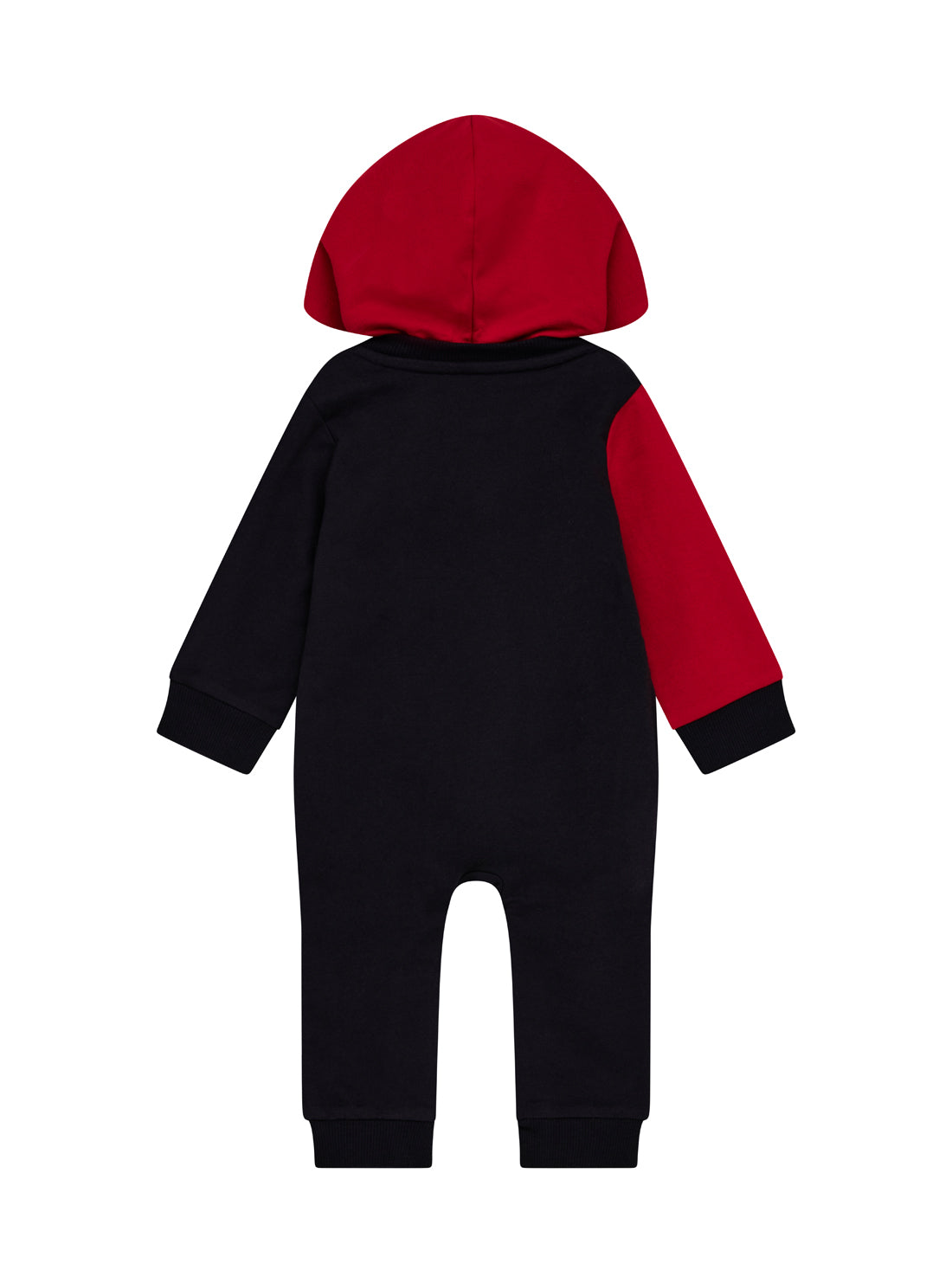 GUESS Kids Multi Jersey Hooded Overall (0–9m) P5YG01KAN01 Back View
