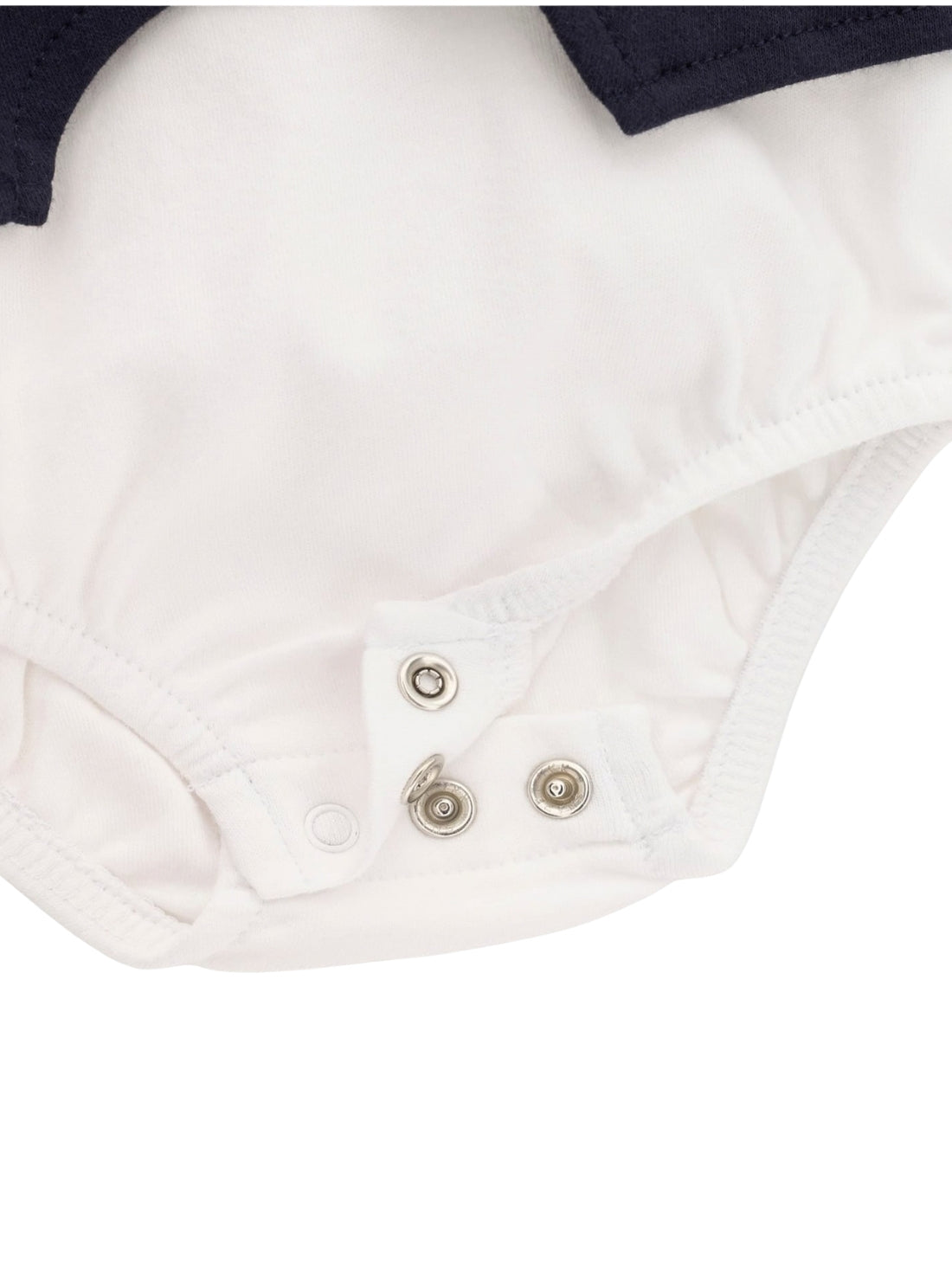 GUESS Kids White Vest Bodysuit and Pants Set (0-9m) P6BG09K5985 Detail View1