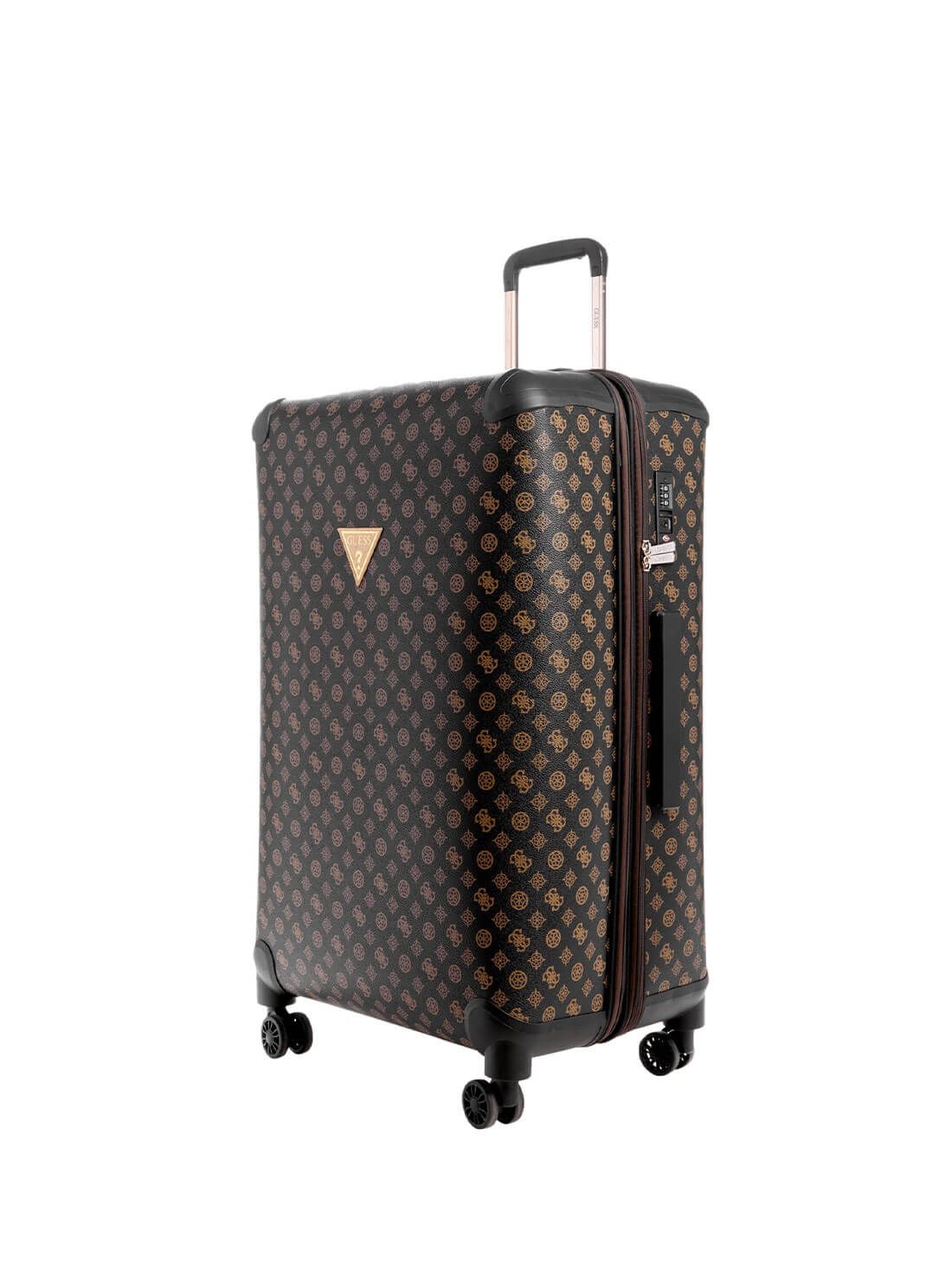 GUESS Black Wilder 71cm Suitcase side view